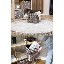 PremiumPort Kare Raf Organizer 30X30X30 Cm, Çok Amaçlı Dolap ve Raf Düzenleyici