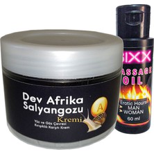 Ekobox Giant Afrikasalyangozu Kremi Yaşlanma Karşıtı Dev SALYANGOZ100ML + 60 ml Sıxx Erotikmasaj Yağı