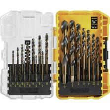 Dewalt DWA1181 21 Parça Set Siyah Oksit Kaplamalı Hss Matkap Ucu Seti