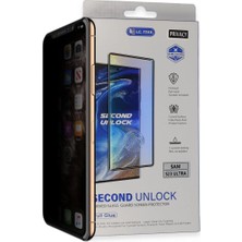 Akinco Samsung Galaxy S23 Ultra Durable Full Glue Curved Hayalet Cam