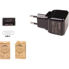 Huawei Mate Telefonlar Için 18W Usb-C Adaptör Retro
