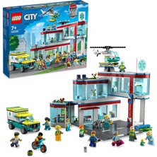Lego® City Hastane 60330-7 Yaş ve Üzeri Çocuklar Için Ambulans ve Kurtarma Helikopterli Oyuncak Yapı