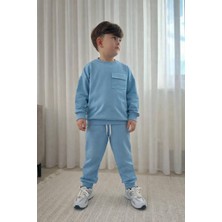 Hophop Çocuk Cep Detaylı Mevsimlik Alt Üst Takım-Erkek Çocuk