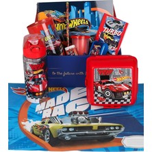 Hot Wheels Dekomus Özel Kutulu Yeni Sezon Lisanslı Hot Wheels Matara,beslenme Kabı,beslenme Örtüsü,o