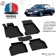 Mercedes E Serisi W124 1989 Ferrous 4d Havuzlu Kauçuk Paspas