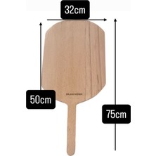 Balkar Ticaret Fırıncı Küreği 32X50X75 cm Ahşap Saplı Pratik Kullanım