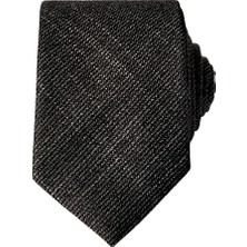 Kiğılı Desenli Keten Görünümlü Kravat