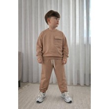 Hophop Çocuk Cep Detaylı Mevsimlik Alt Üst Takım-Erkek Çocuk