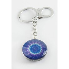 Zenvia Çiçek Cam Anahtarlık