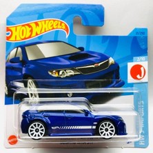 Hot Wheels Yeni Subaru Wrx Stı Mini Araba 1:64 Ölçek Mavi Renkli Oyuncak Araba