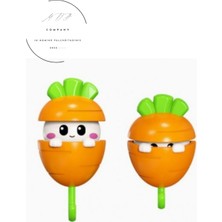 PremiumPort Havuç Tasarımlı Otomatik Açılan Yapışkanlı Askı, Pratik ve Şık Çözüm