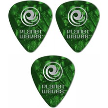D'Addario 1cgp4-3 Gitar Penası 3 Adet 0,70 Mm. Medium Yeşil Pena