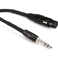 Roland Siyah Serisi Ara Bağlantı Kablosu, 1/4 Inç Trs - Xlr (Dişi), 3 Fit