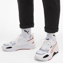 PUMA SCUDERIA FERRARI RACE X-Ray 2 Erkek Spor Ayakkabı Suni Deri Beyaz Konforlu Tasarım