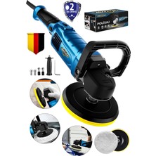 1800W Bakır Sargılı Pasta Cila ve Zımpara Makinesi, 6 Kademe Devir Ayarlı