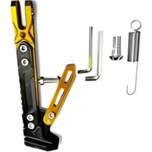 Espada Motosiklet Ayarlanabilir Cnc Yan Sehpa Sarı Universal