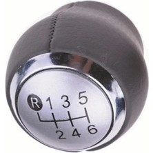 Itaqi Gri Deri Vites Topuzu 6 İleri Uyumlu Corolla Auris Avensis Yaris İçin Şık Tasarım