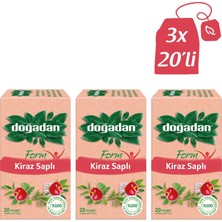 Doğadan Form Kiraz Saplı Bitki Çayı 20’li Bardak Poşet X3 Sağlıklı ve Ferahlatıcı Özellikler