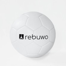 Rebuwo Beyaz 5 Numara Futbol Topu Sert Zemin İçin Halı Saha Topu Özel Tasarım