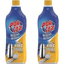 Porçöz Ekstra Güçlü Pas ve Kireç Çözücü 2 lt Her Türlü Kireç ve Pas Lekesi İçin Etkili