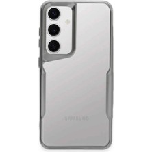 Akinco Samsung Galaxy A15 4g Kılıf Boyi Silikon Kapak - Gümüş