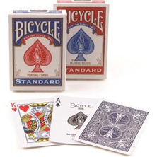 Bicycle Standart Index Poker İskambil Oyun Kartı Kağıdı 2'li Mavi Kırmızı Deste Seti