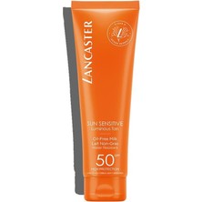 Lancaster Sun Sensitive Vücut Güneş Koruyucu Süt 150 ml SPF50 Hassas Ciltler İçin Yağsız Formül
