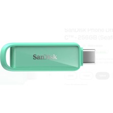 Sandisk SDIXS0N-256G-GN6NQ 256GB Phone Drive With USB-C-128GB (Seafoam Green) Flash Bellek