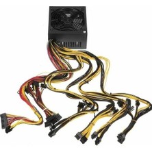 Hi Port Maxpower 2000W 1x 20+4pin 3x Ide 6x Sata 16X 6+2p Mining Psu
