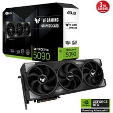 ASUS TUF-RTX5090-32G-GAMING-NVIDIA-GEFORCE-RTX 5090-32GB GDDR7-512bit--OC-2xHDMI-3xDP-RGB-DLSS4 EKRAN KARTI
