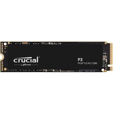 Crucial 1TB P3 M.2 NVMe PCIe CT1000P3SSD8 3500 - 3000MB-s 5 YIL Garanti Gen 3 Ssd