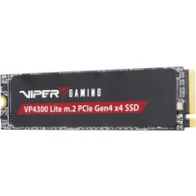 Patriot 1tb Viper VP4300 Lite 1tb 7400-6400MB-S Gen4 X4 Nvme M.2 SSD Disk (VP4300L1TBM28H)