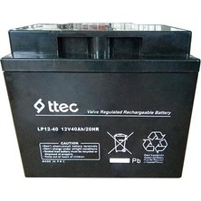 Ttec 12V 40AH Bakımsız Kuru Akü