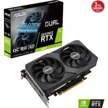 Asus GeForce DUAL-RTX3050-O8G 8GB GDDR6 128Bit DX12 Ekran Kartı