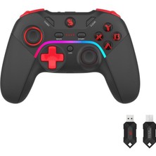 A4Tech A4 Tech Bloody Gpw70 Rgb 2.4Ghz Kablosuz&Usb Pc Android Switch Ps3 Sports Black Siyah GamePad