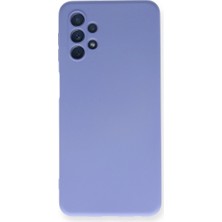 Akinco Samsung Galaxy A52 Kılıf Nano Içi Kadife Silikon - Lila