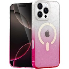Akinco Iphone 16 Pro Pummel Shiny Magsafe Kapak - Pembe