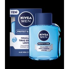 Nivea Protect & Care 100 ml Ferahlatıcı Tıraş Sonrası Losyon Aloe Vera ile Tahrişi Yatıştırır