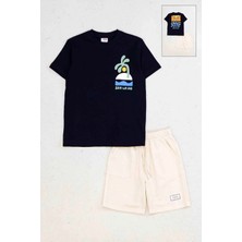 Waka Waka Kids Store Önü Sırtı Baskılı Şortlu Erkek Çocuk Takım