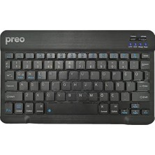 Preo K8 Kablosuz Klavye Bluetooth Bağlantılı Standart Tuş Formu Ev Ofis Kullanımı İçin