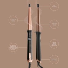 Profesyonel Seramik Saç Maşası 14 Mm, Isı Ayarlı, Şık ve Güçlü Performans