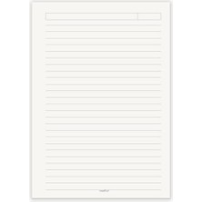 Adoz Shopping Journal 4'lü Defter Seti - A5, Çizgili, Kapak, 96 Sayfa