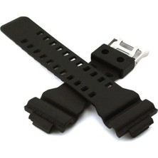 onlinekordon Casio G-Shock GA100 Siyah Silikon Uyumlu Saat Kordonu Yumuşak Kauçuk Malzeme ile Konfor