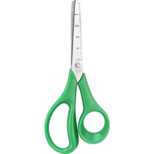 Brons Solak Öğrenci Makas 14 Cm Mavi Yeşil Kırmızı Renk Seçenekleriyle Ergonomik