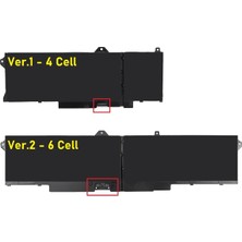 Dell Precision TKNM3581A10WP13 Batarya Pil Retro V1 4-Cell