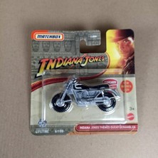 Hot Wheels Matchbox 1/64 Indiana Jones Ducati Scrambler Siyah Yeni 2024 Koleksiyon Modeli Oyuncak Mo
