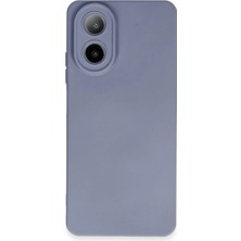 Akinco Oppo A38 Kılıf Nano Içi Kadife Silikon - Gri