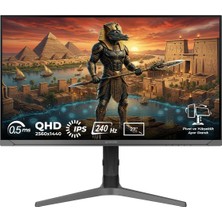 Gameraider Sobek GR27Q24I 27 Inç 240Hz 0.5ms 2k Qhd Adaptive Sync IPS Pivot Gaming Monitör