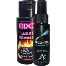 Ekobox Alps Anti.perspirant Spray Kötüter ve Kokusuna Önlem Sprey ve Sıxx Analbeyazlık Krem
