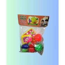 Shoplandu 12 Parça Oyuncak Mutfak Meyve Sebze  Kesme Oyun Aletleri